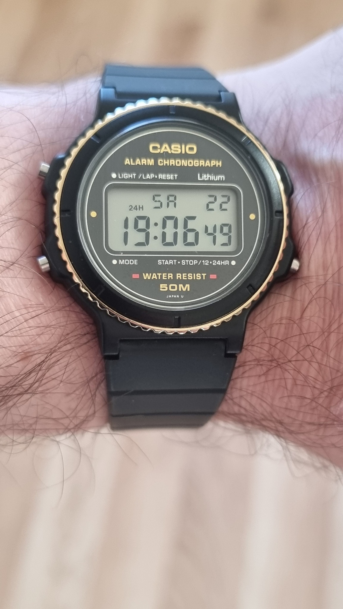 Vintage 1995 Casio W-741 digital watch