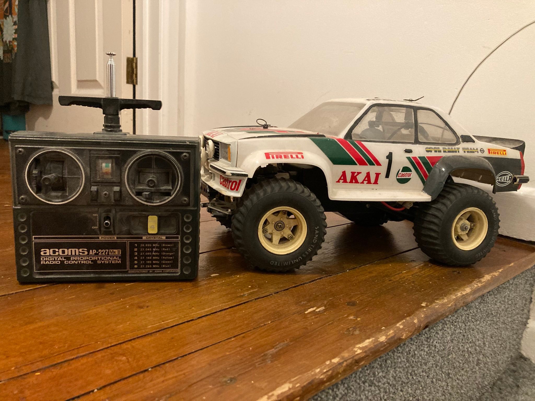 Unique Opel Ascona Wild Willy mashup RC car