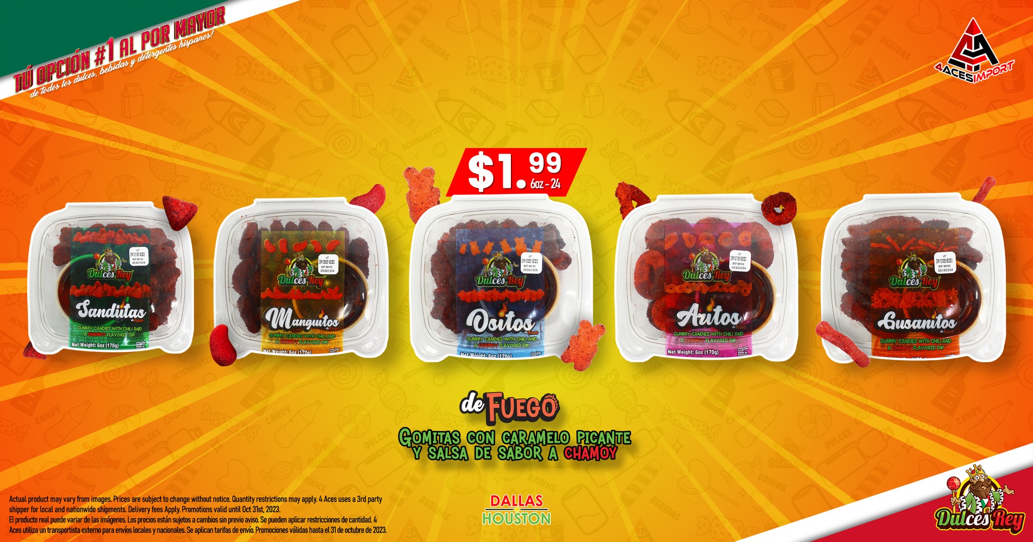 4 Aces - ¡Toda una línea de gomitas picantes de Dulces Rey está ...