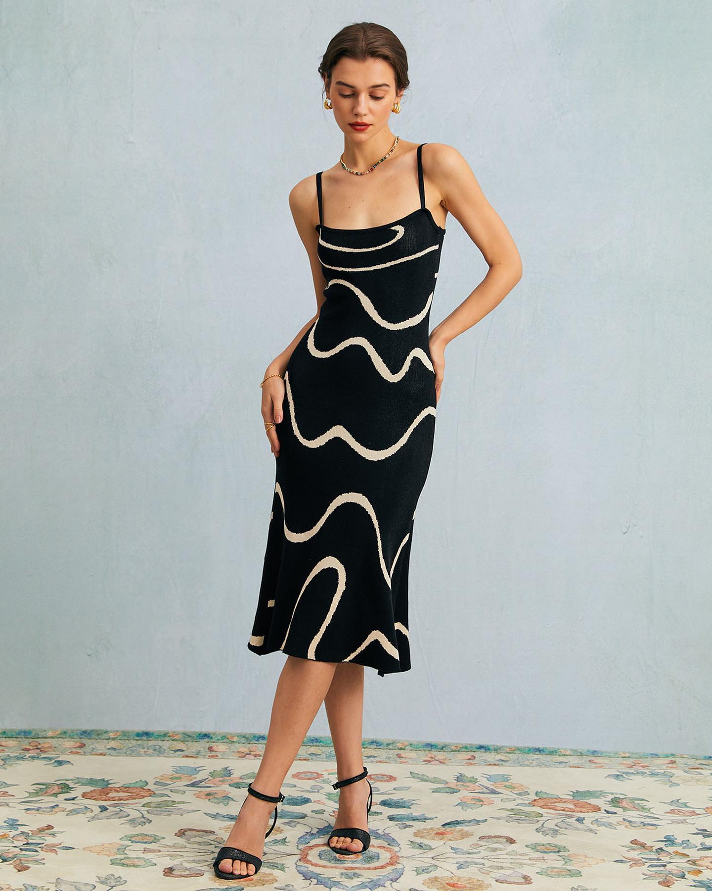 black white homecoming dresses Strapless Short Dress with Pearl Beads Black/White / 14 Midi SheathSequins Measure Method Closure White Square Neck Mini SIZE:US|6
