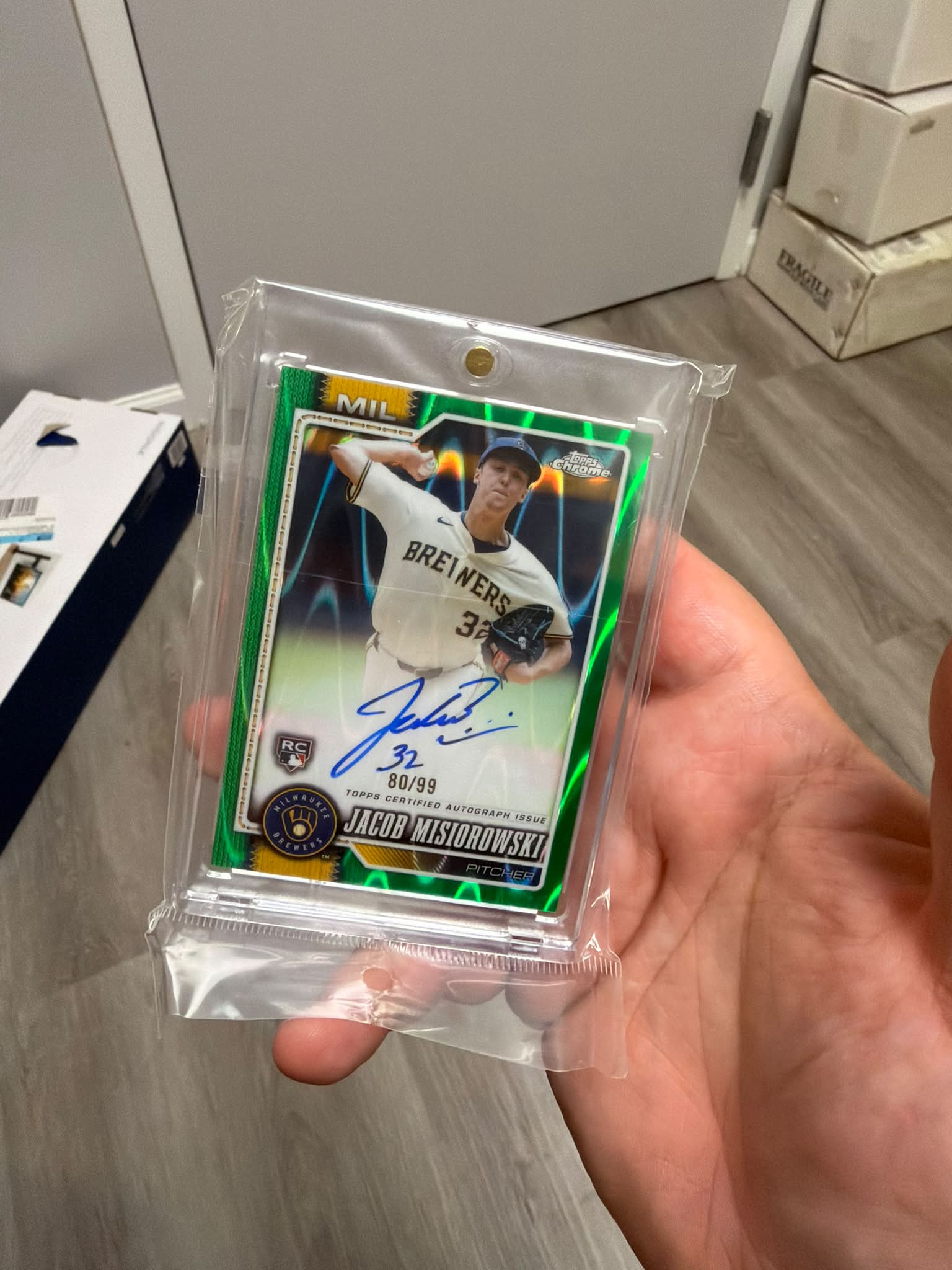 Jacob Misiorski 2024 Topps Chrome Autograph Issue rookie card found