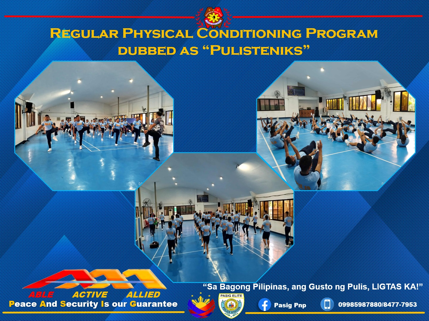 Pasig - Regular Physical Conditioning Program Personnel of Pasig City ...