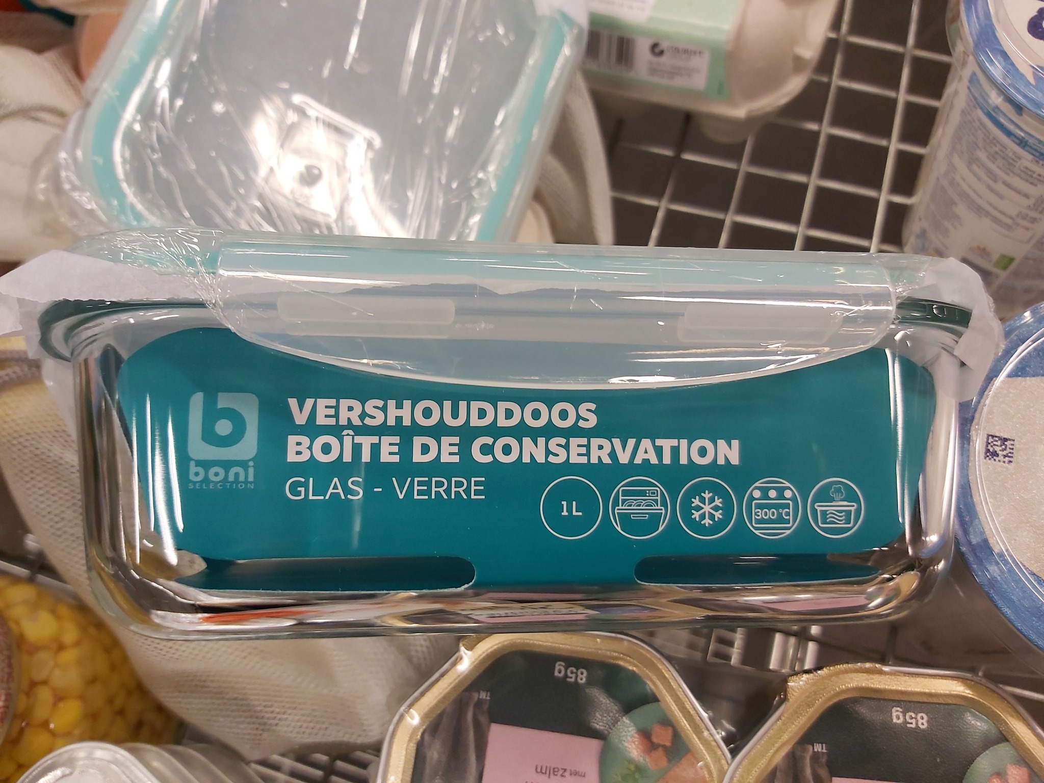 Lot De 6 Boîtes Conservation Verre Borosilicate Alpina – 370 Ml, 640 Ml, 1050 Ml – Hermétiques, Micro-ondes, Four, Congélateur & Lave-vaisselle