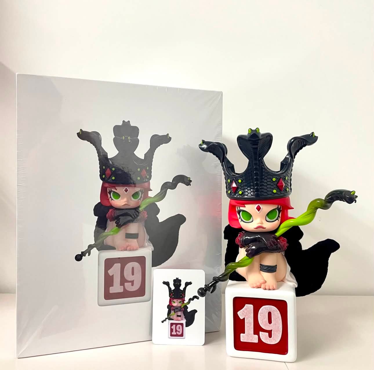 Popmart Molly 19th Anniversary Statue - Frosty Night (Singapore