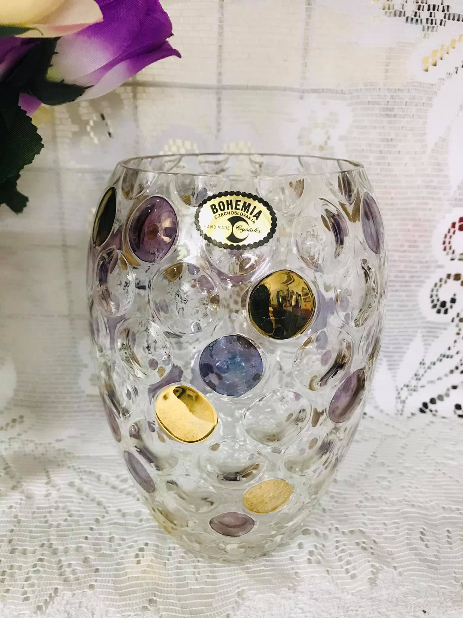 Bohemain Glass... - My Vintage Hatyai ชุดถ้วยชากาแฟวินเทจ | Facebook