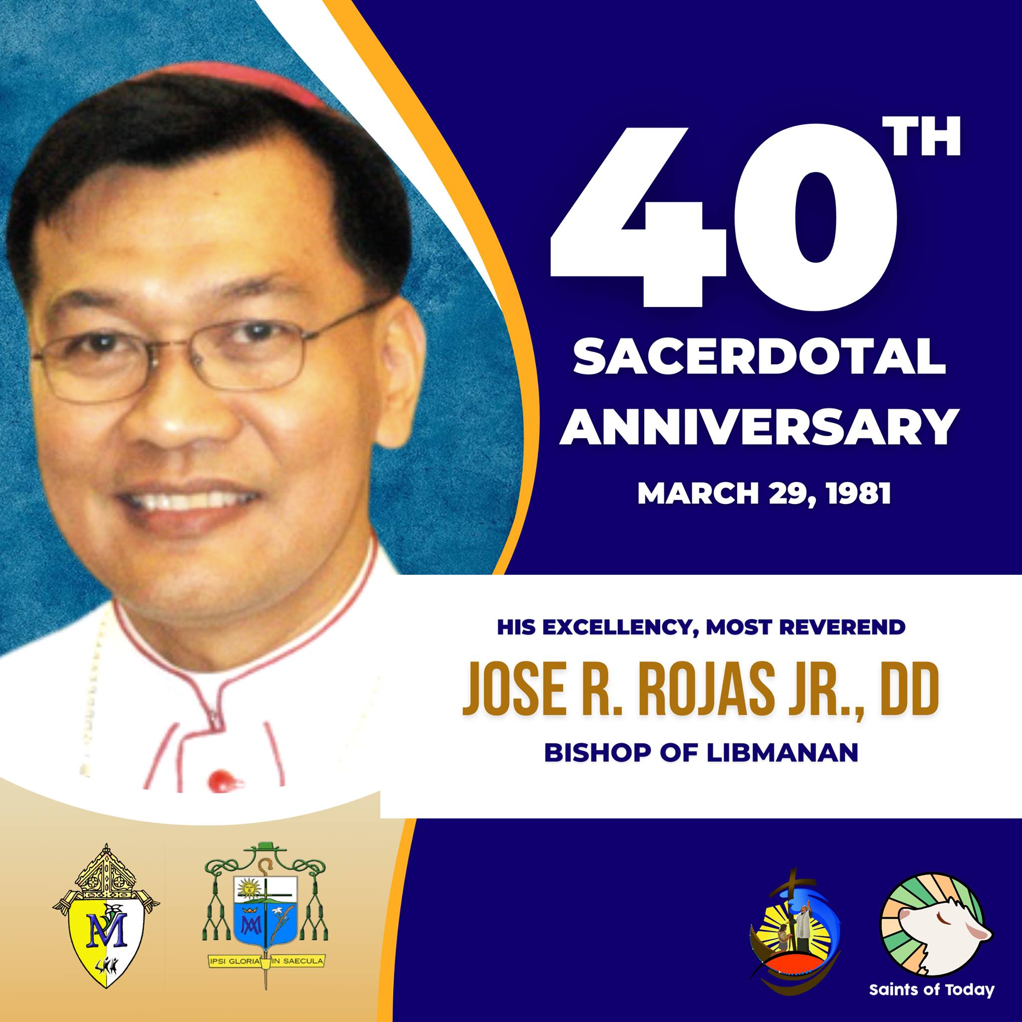Saints of Today - Today is the 40th Sacerdotal Anniversary... | Facebook