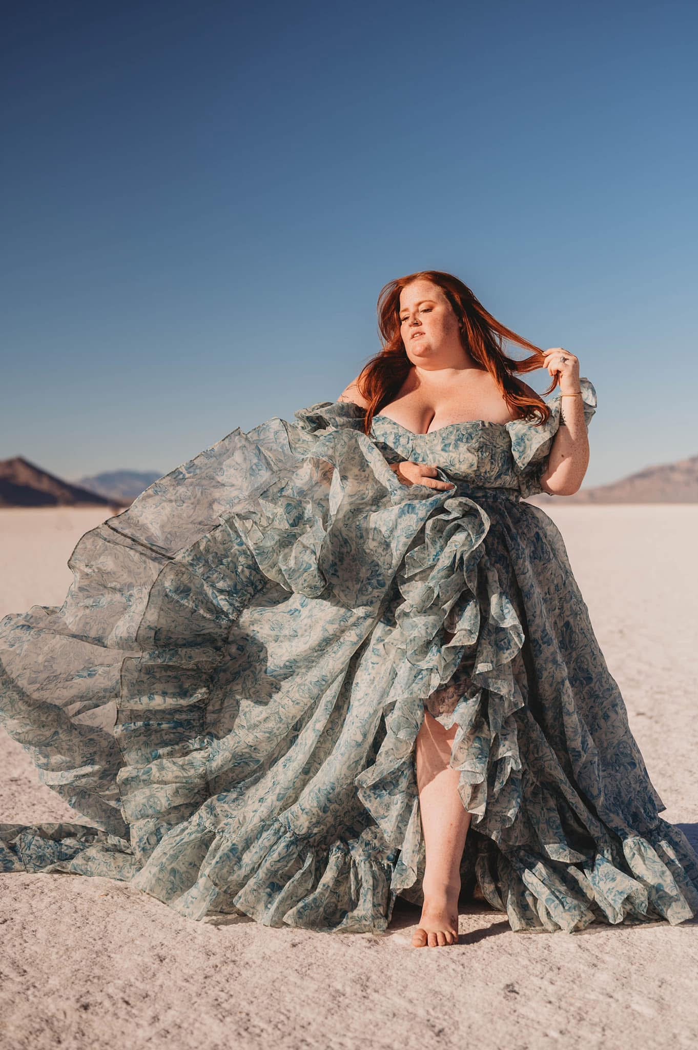 Selkie 4xl “porcelain in bloom bridal” gown for sale! ♡ nothing 