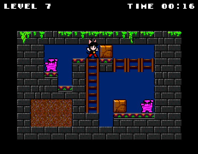 Pitman (Catrap) game now available for ZX Spectrum Next