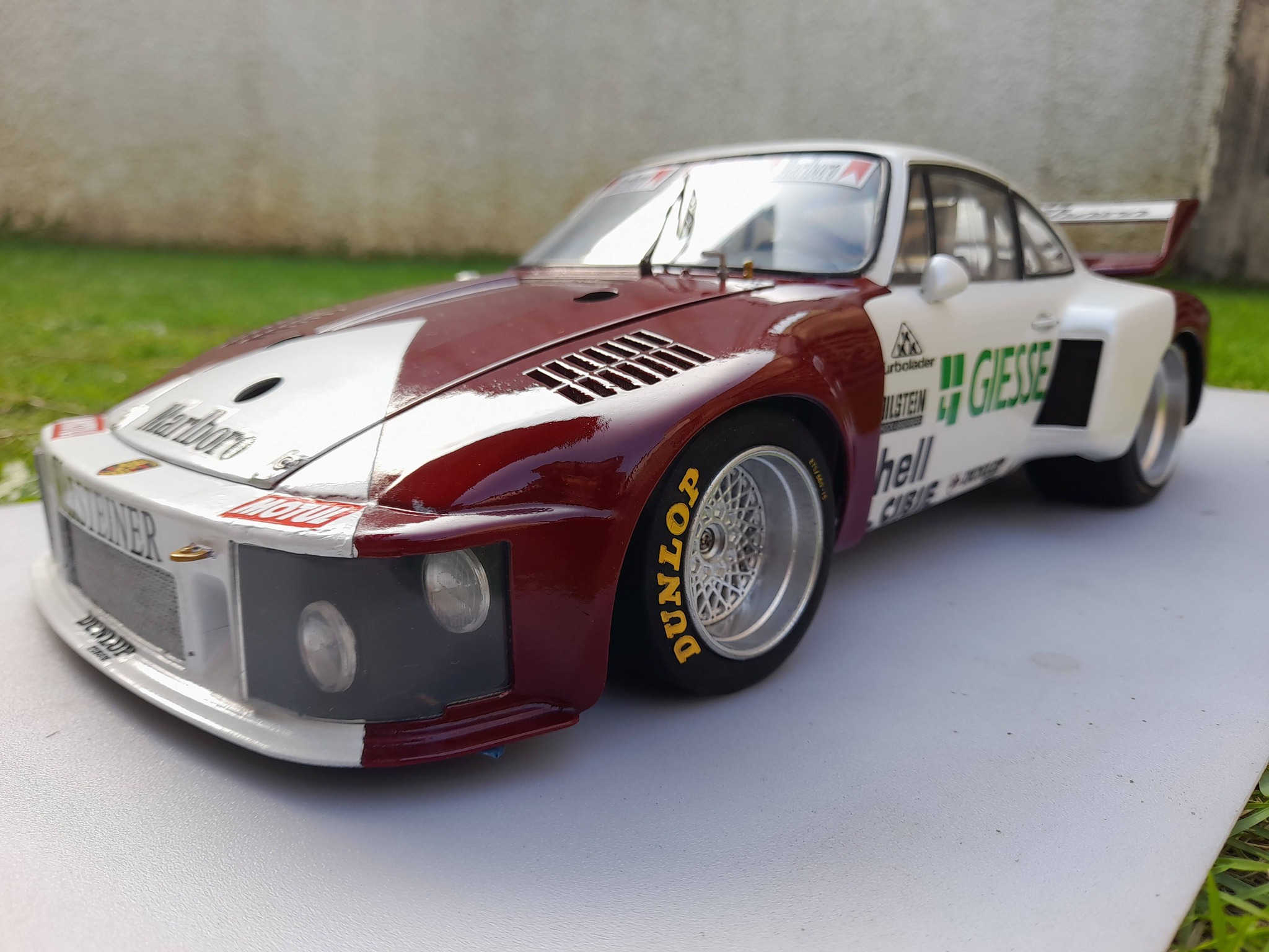 Tamiya 1/12 Porsche 935 just finished Turbdader ISS STENT MARTINI