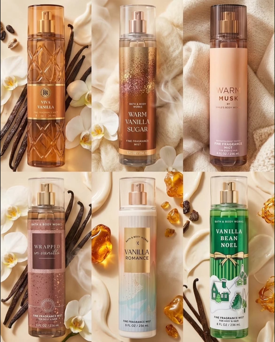 Victoria's Secret vs Bath & Body Works mists