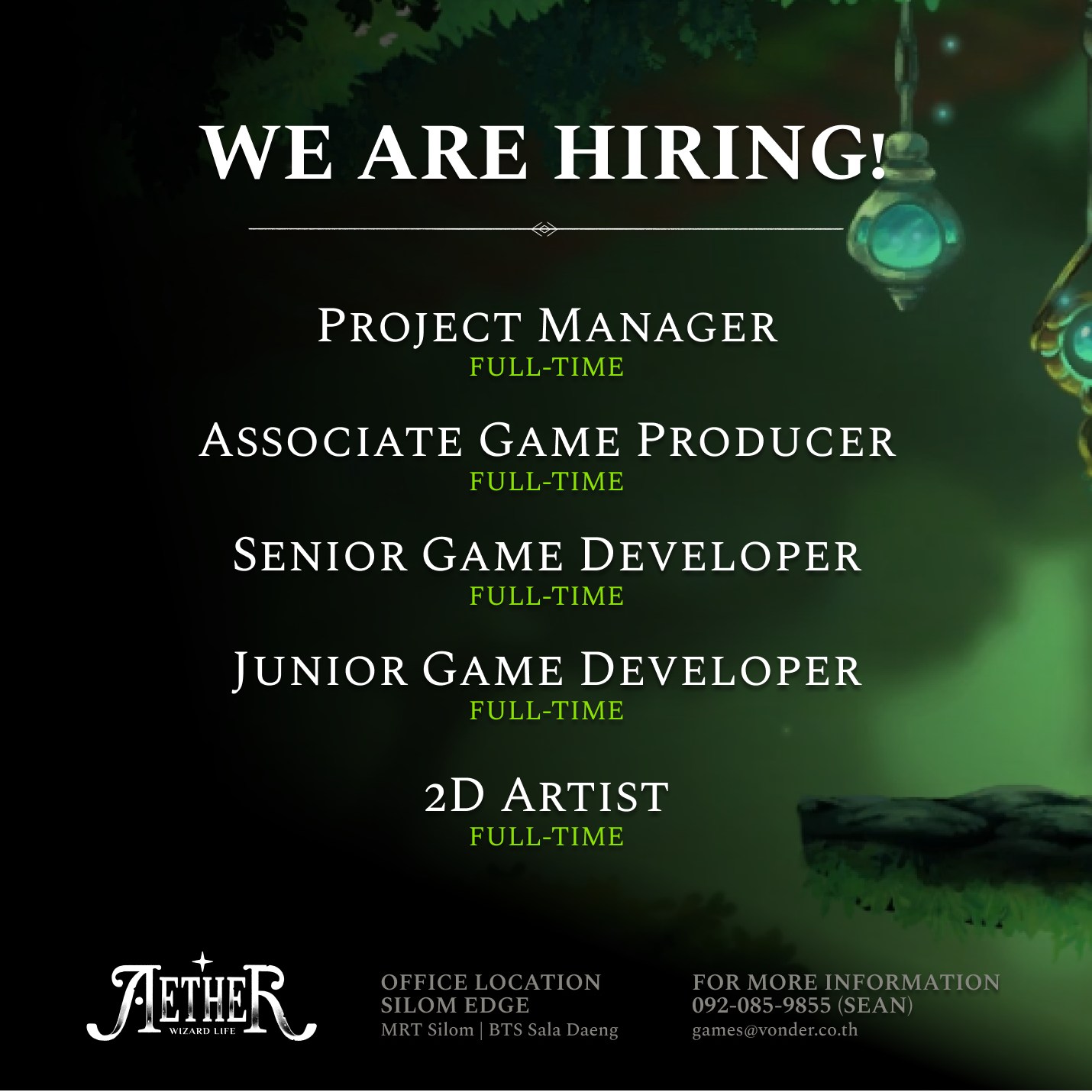 Thai Game Industry Career — For Thai talents & global game studios ...