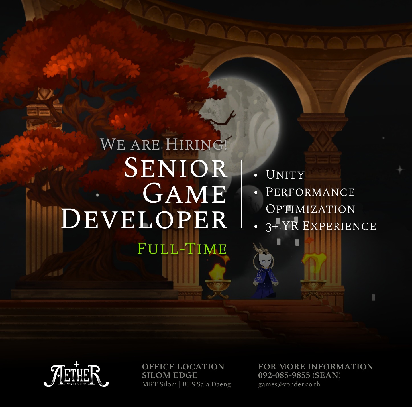 Thai Game Developers Corner (TGDC) | Vonder Games is looking for a ...