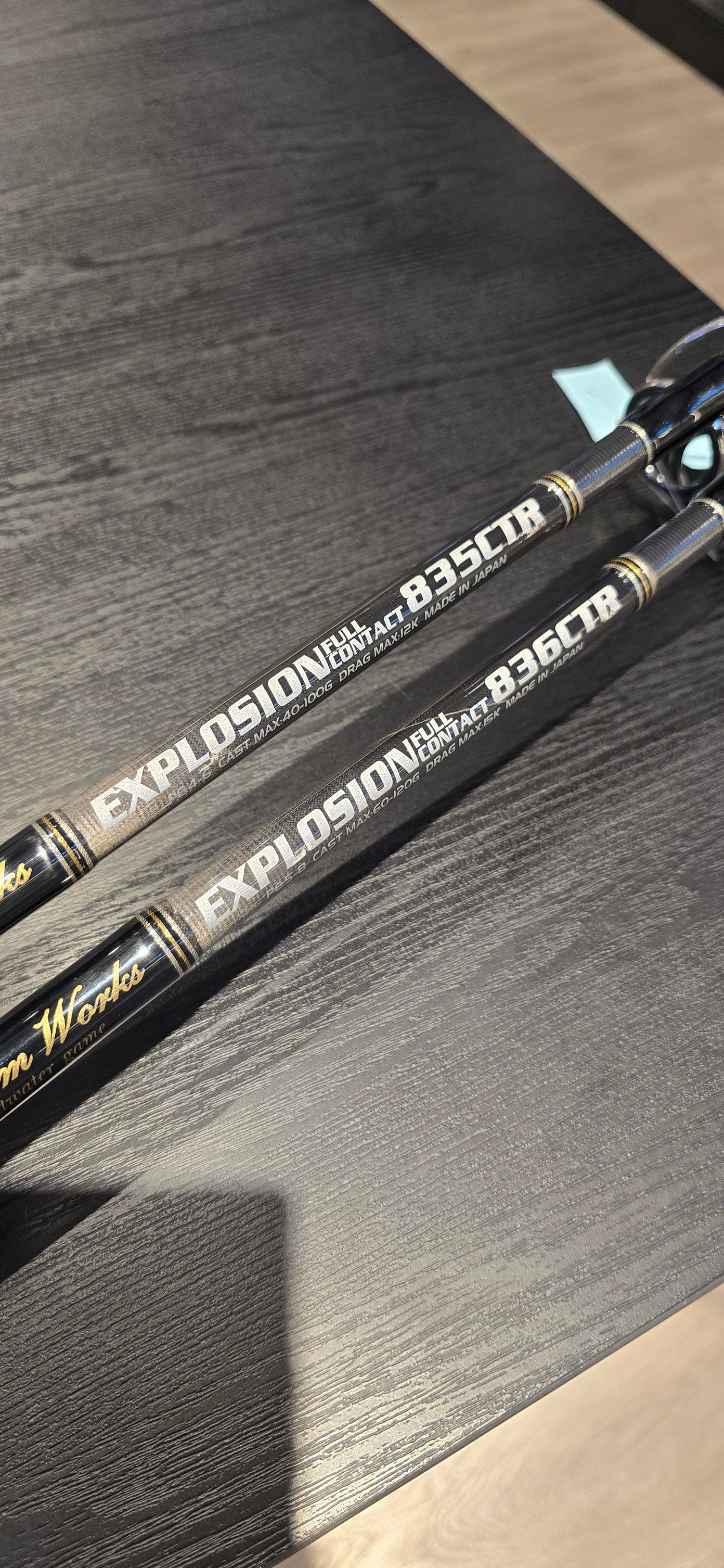MCworks popping rods Hand crafted in Japan, waiting time is