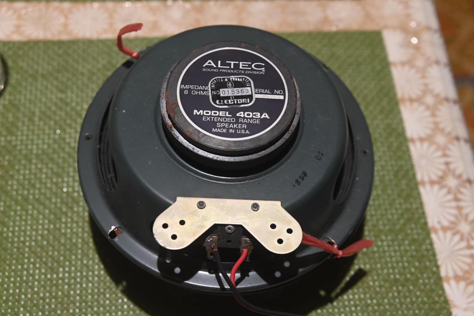 Altec 403Aを持っている事を思い出したので取り敢えずFostex FE204を