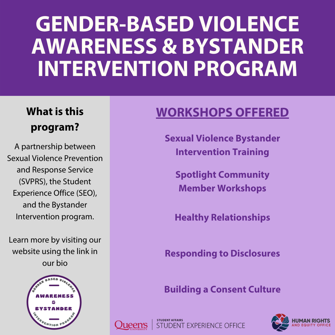 Queen's University Sexual Violence Prevention & Response