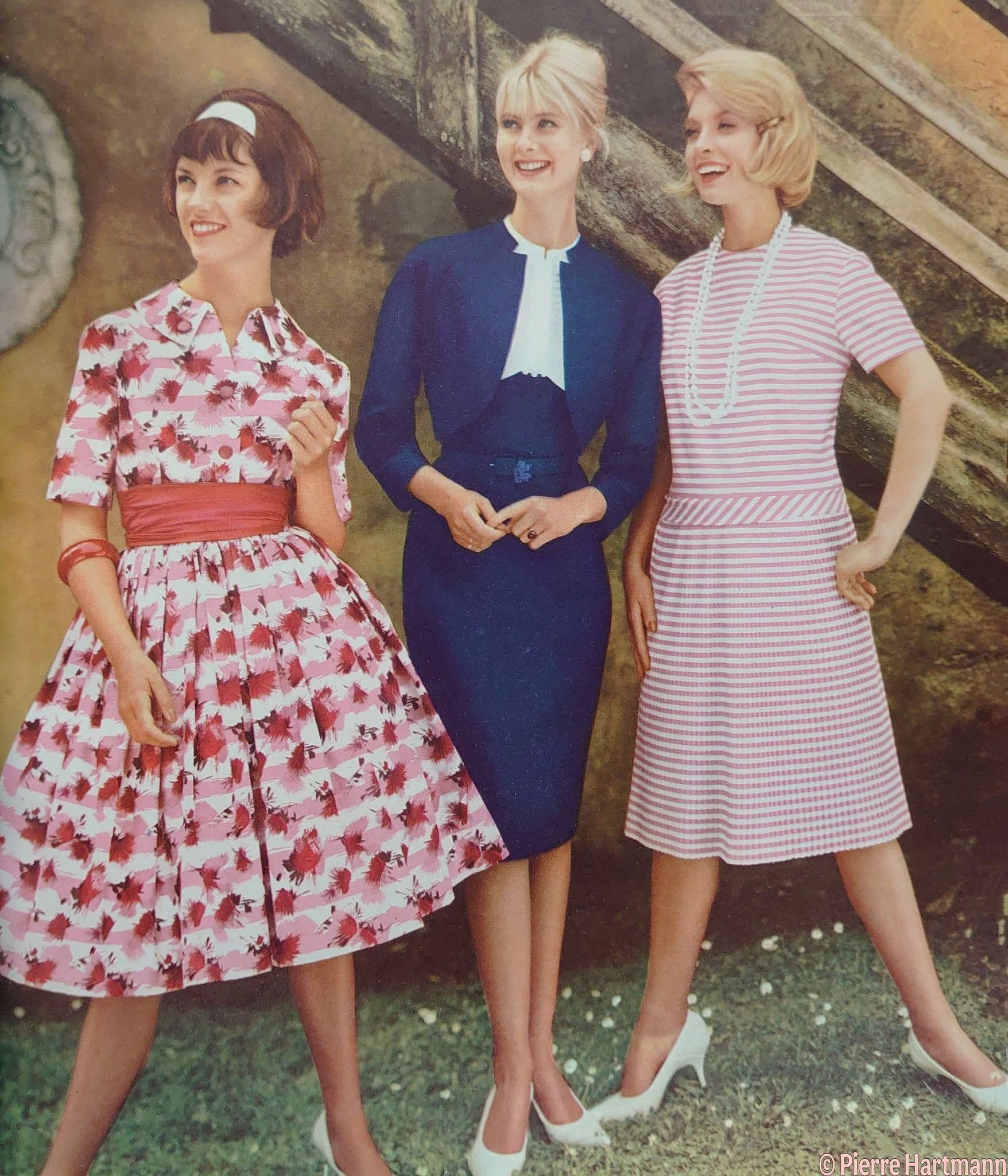 1960s Bright colors/prints for girls for Spring.