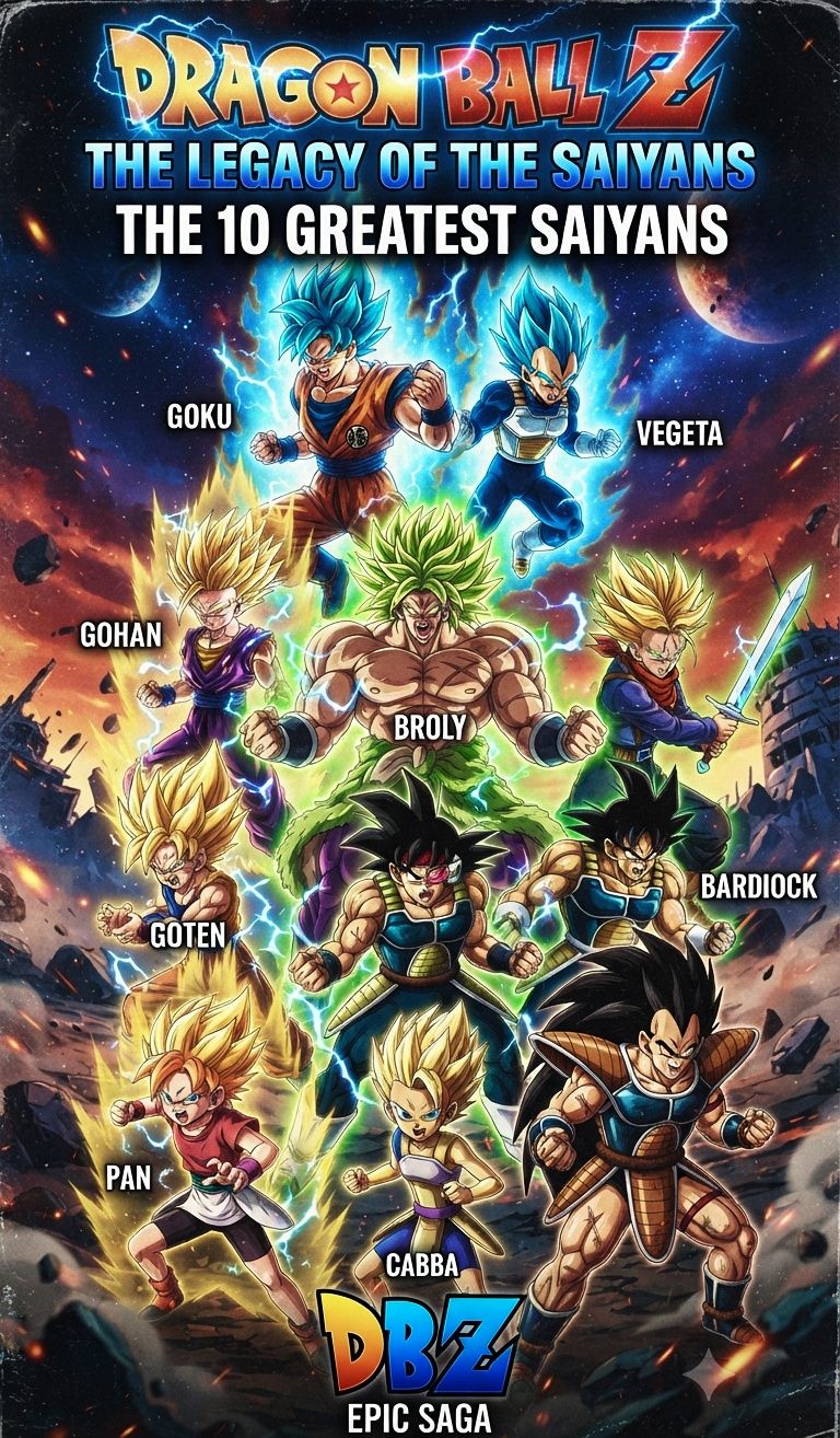 The greatest Saiyans during the greatest era of Dragon Ball