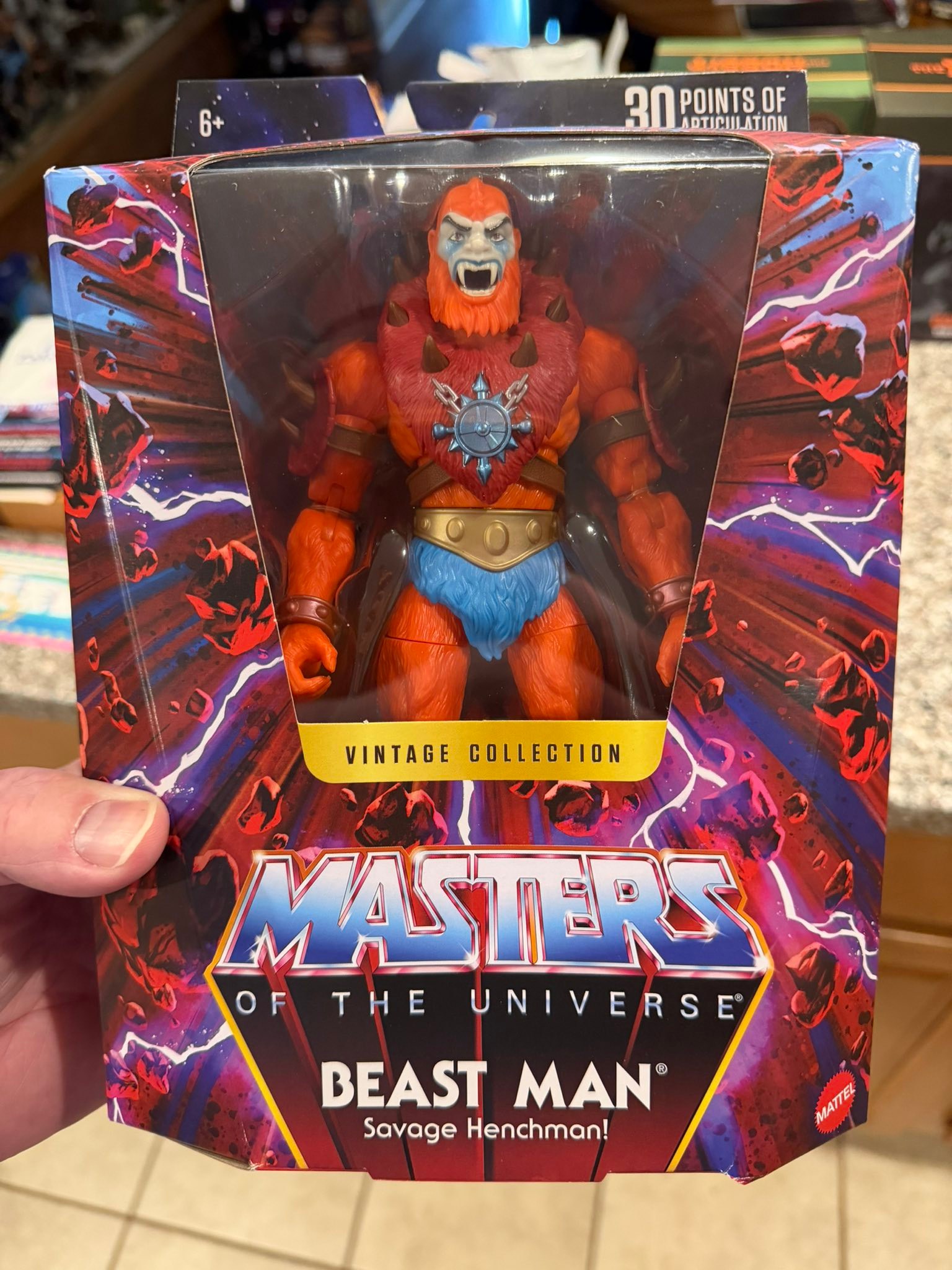 Motu vintage collection Beast Man arrives from Walmart