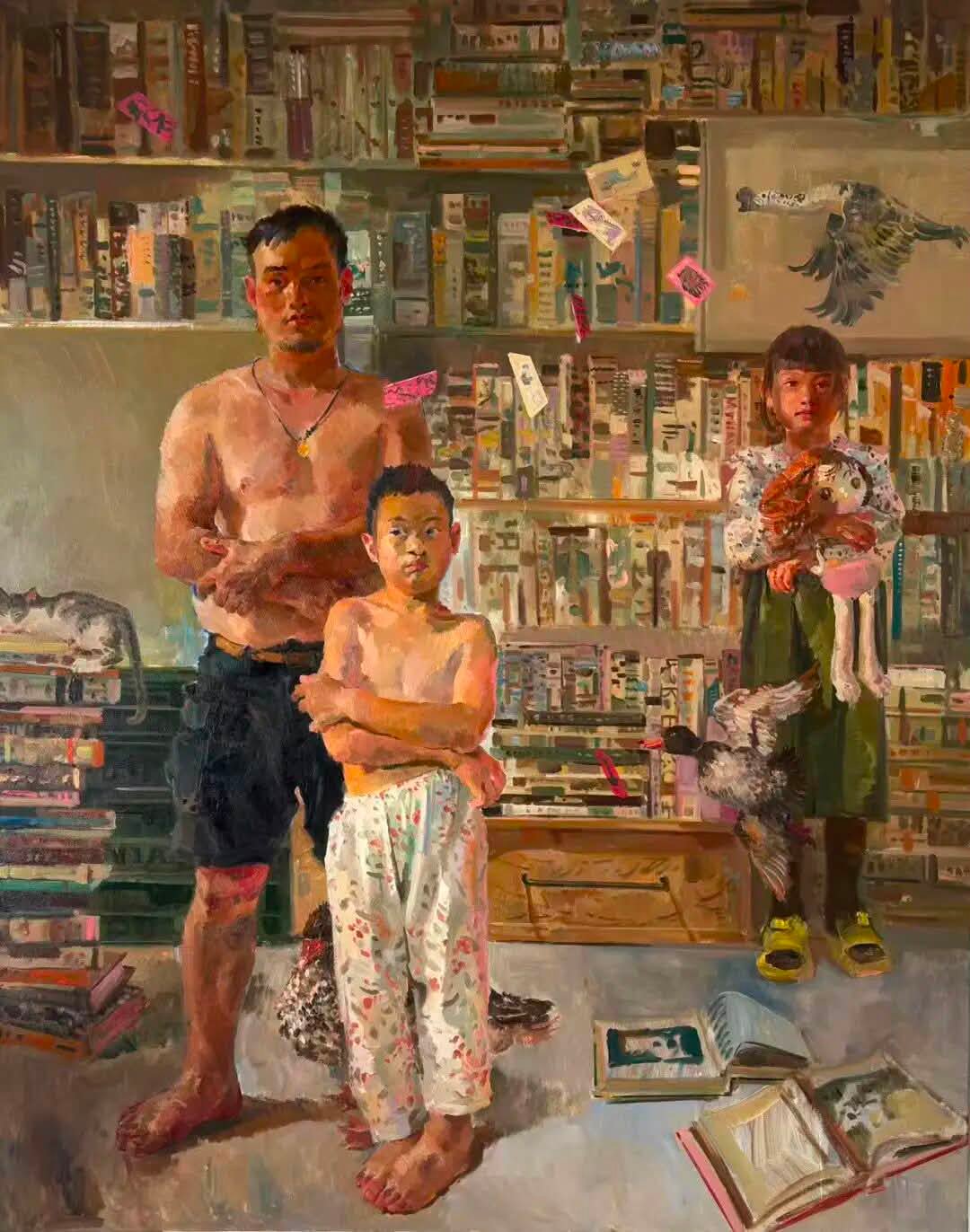 Văn Đoàn - 都日斯木吉《高原赞歌》油画180cm×150cm | Facebook