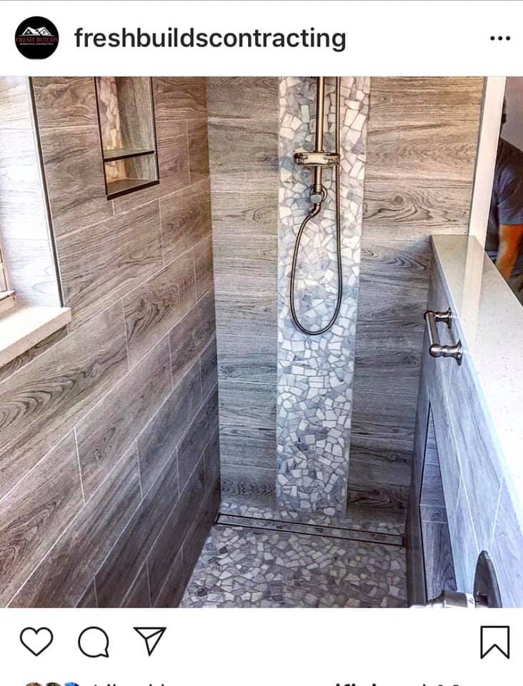 Beautiful full bathroom remodel... - Fresh Builds Contracting