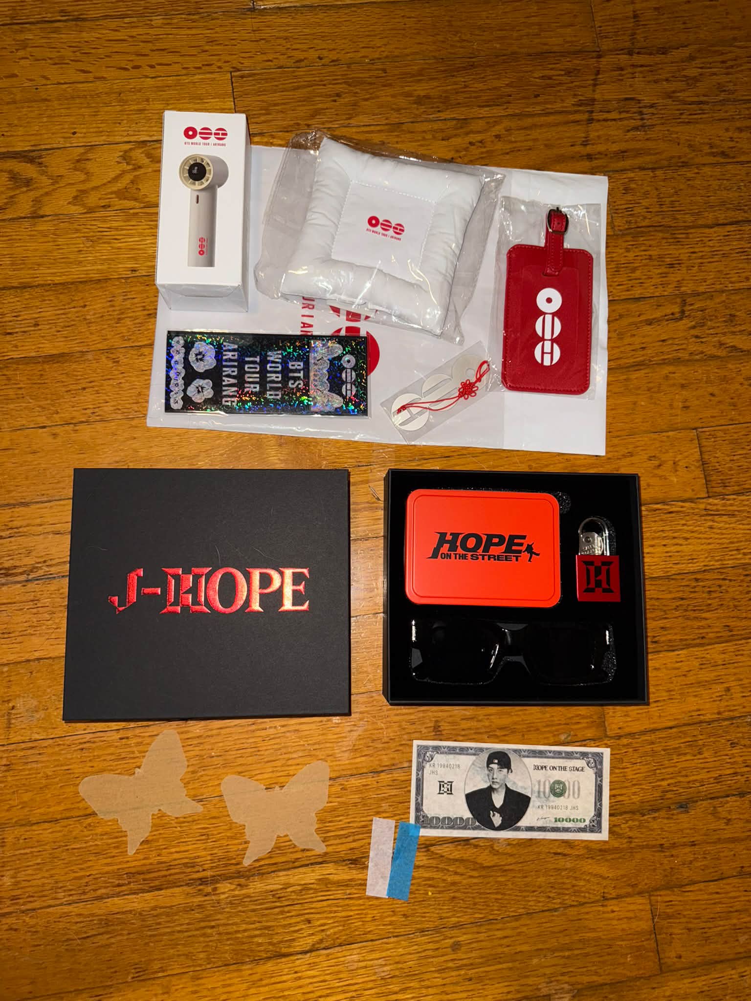 BTS Arirang Tour VIP Gifts and J-Hope HOTS Tour VIP Gifts for Sale