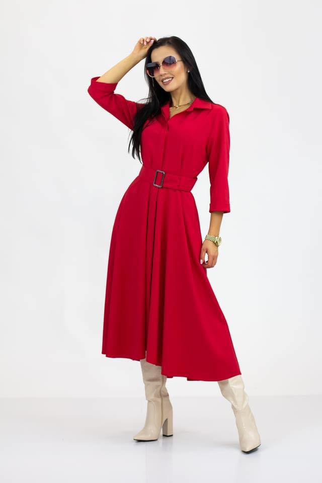 Biznesowe, sukienki lniane. Model... - Butik Gracja Grudziądz