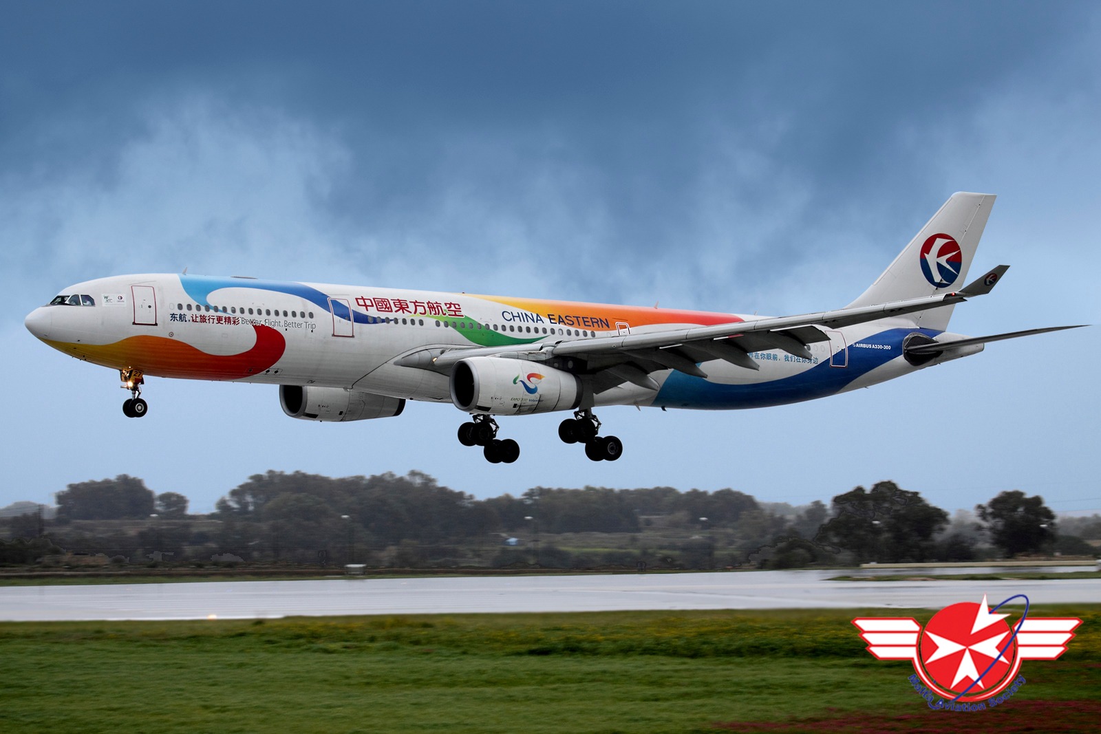 China Eastern Airbus A340 photo from 1997