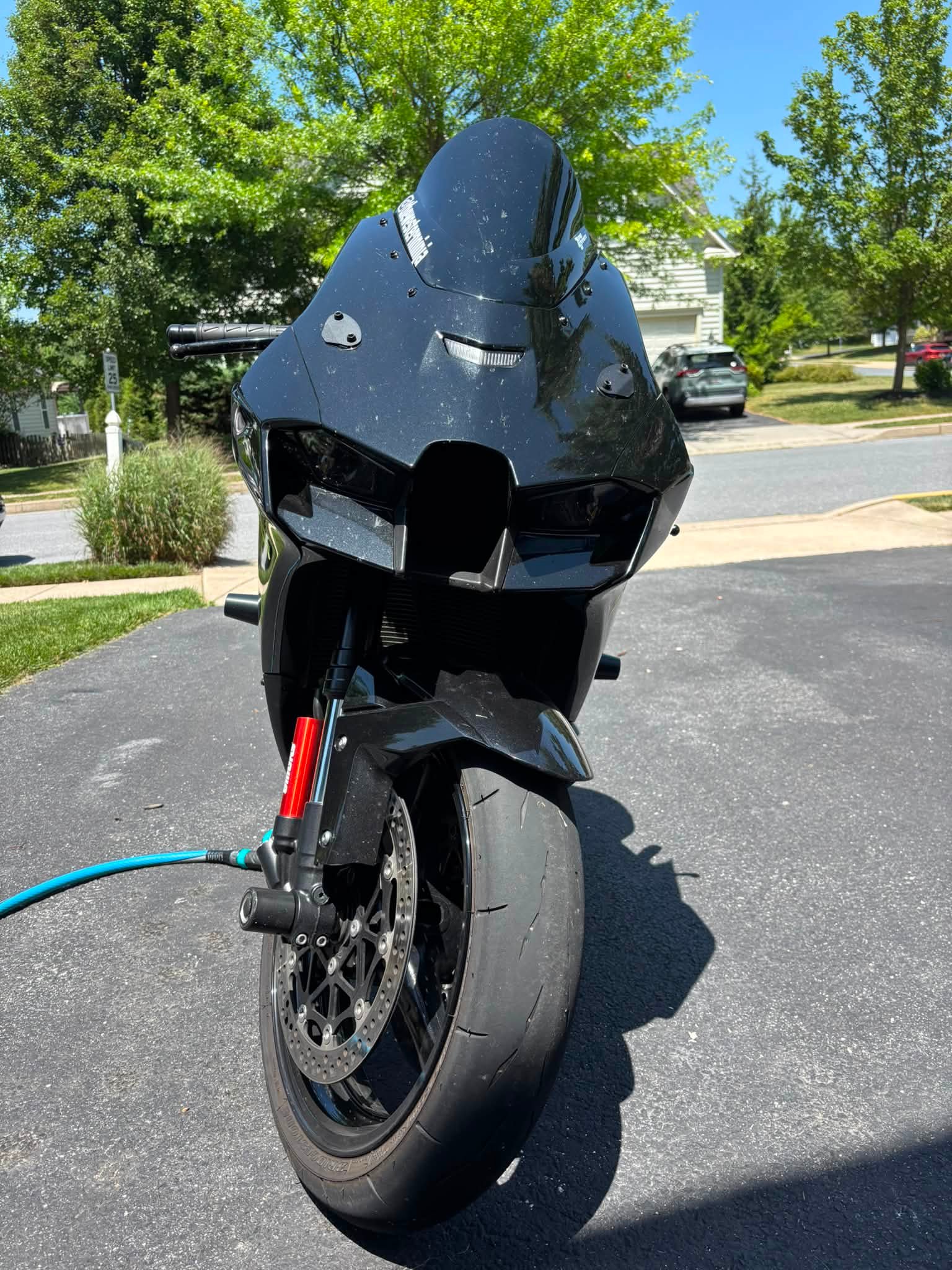 moto　DAIRIKU WASH N' WEAR Damage Kawasaki Ninja ZX-10R bike wash reveals dirty condition