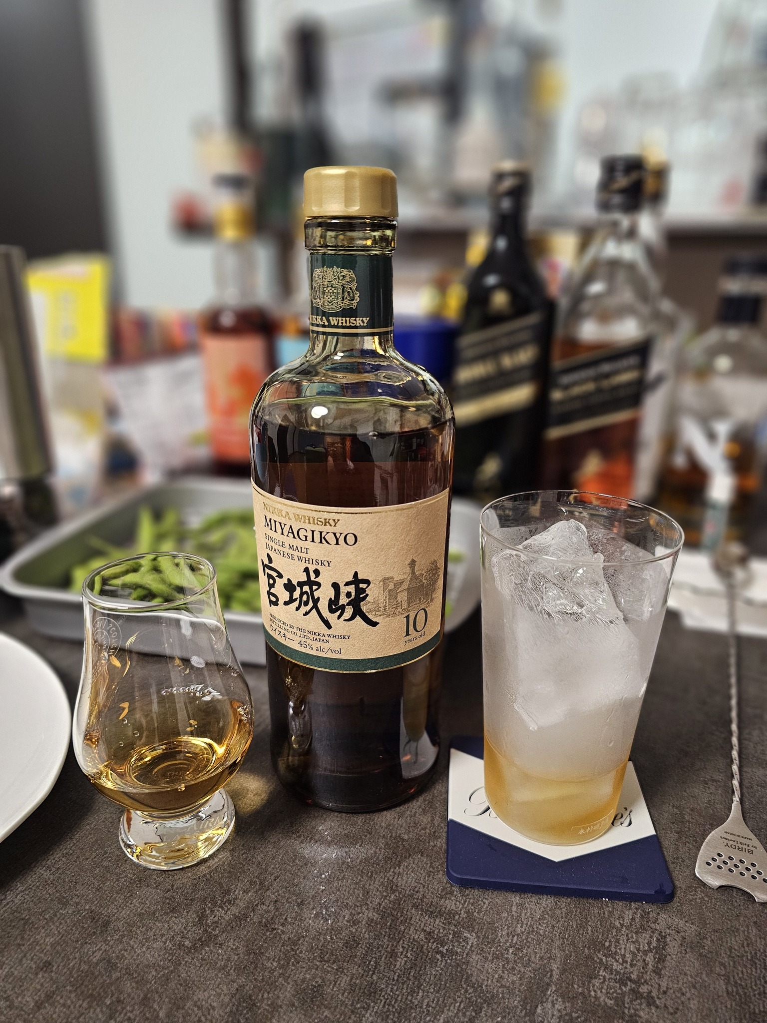 昨夜はフランスのブレンデッド。癖がなく後味も残らず爽やかで飲み