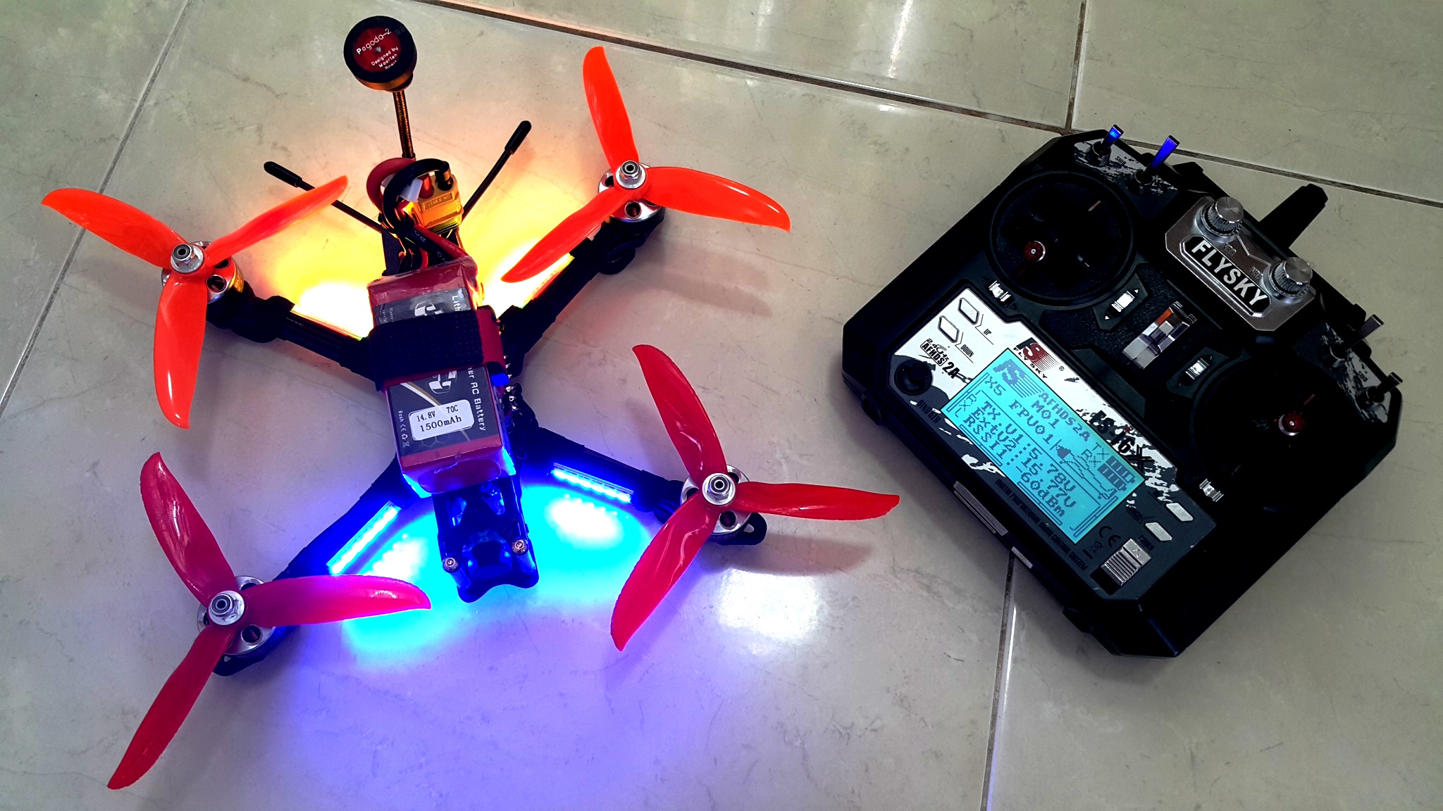 ส่งงาน StrechX5 FPV Racing ติดไฟ LED... - Bighobby RC Shop