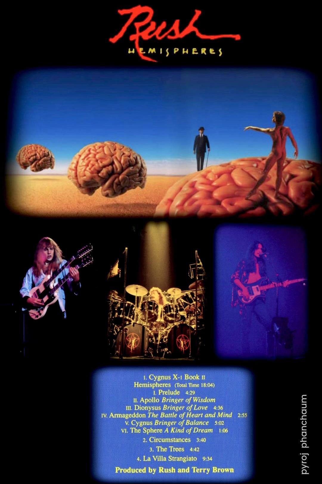 Rush's Hemispheres album 47th anniversary