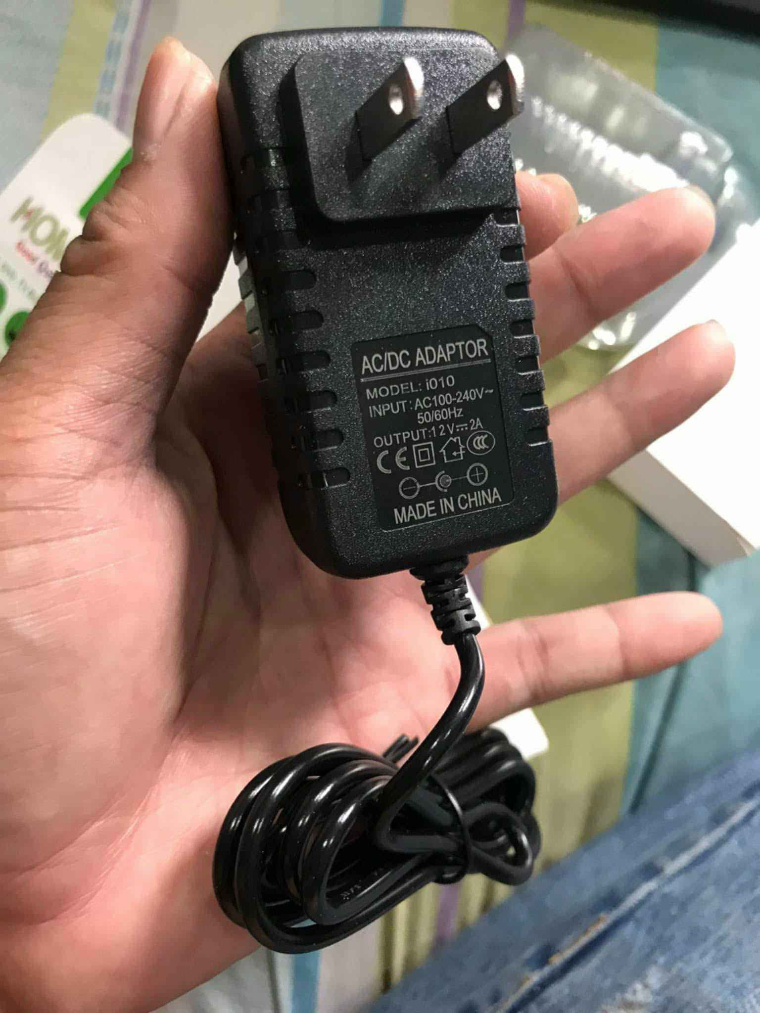 12V 2A TV PLUS AC/DC Adapter Charger COD Power Supply For CCTV / TV ...