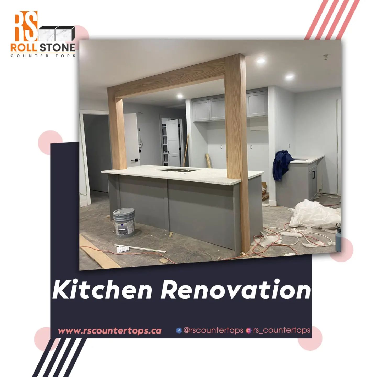 🔨 Transform Your Kitchen... - Roll Stone Granite Counter Tops | Facebook