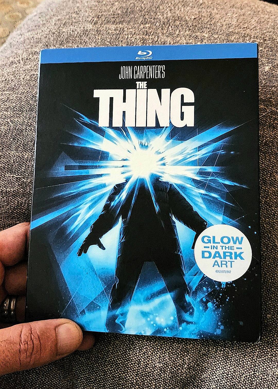 John Carpenter's The Thing glow-in-the-dark Blu-ray disc for $9.96