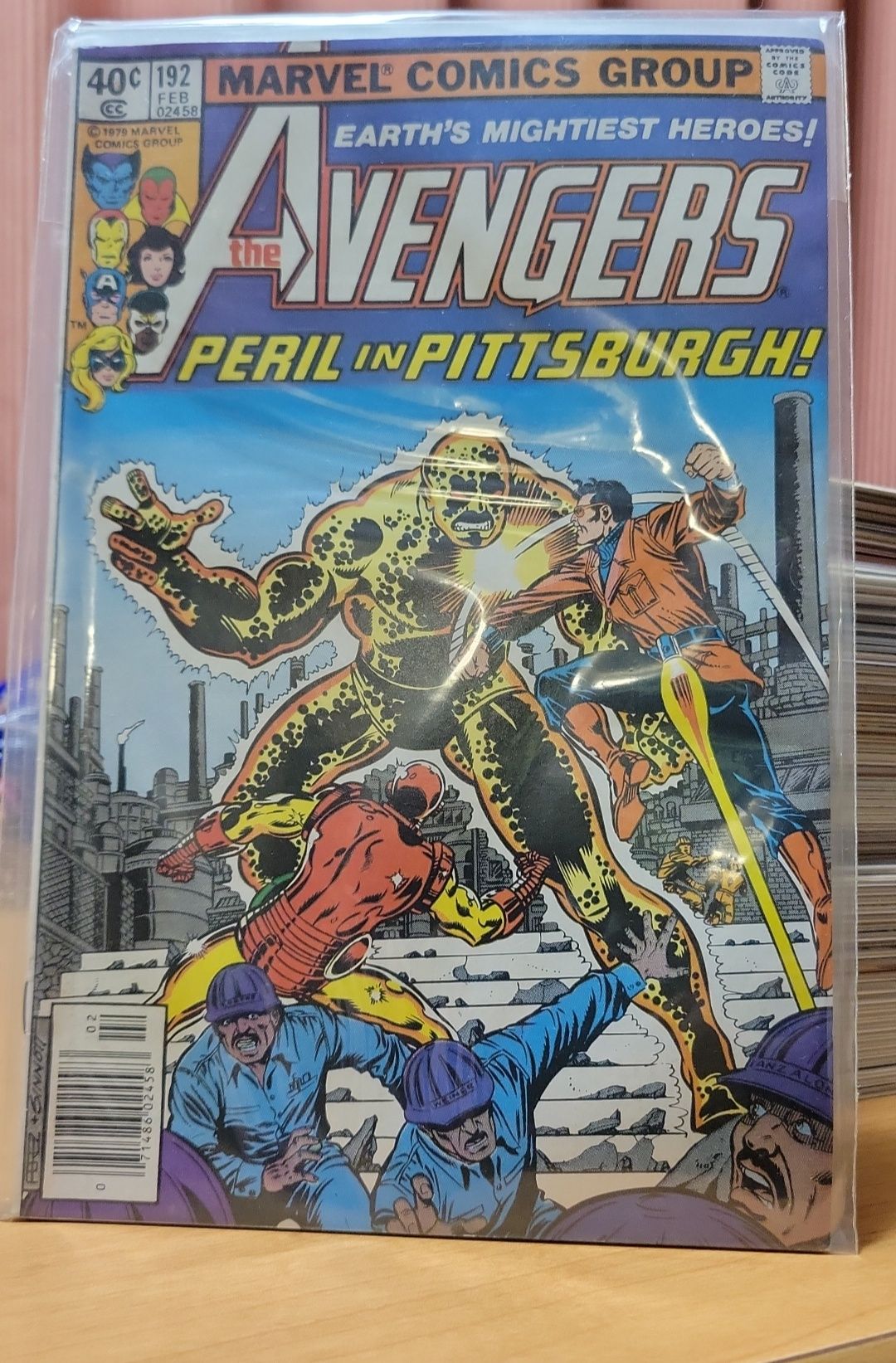 Rare Avengers comic book cover: Avengers 192