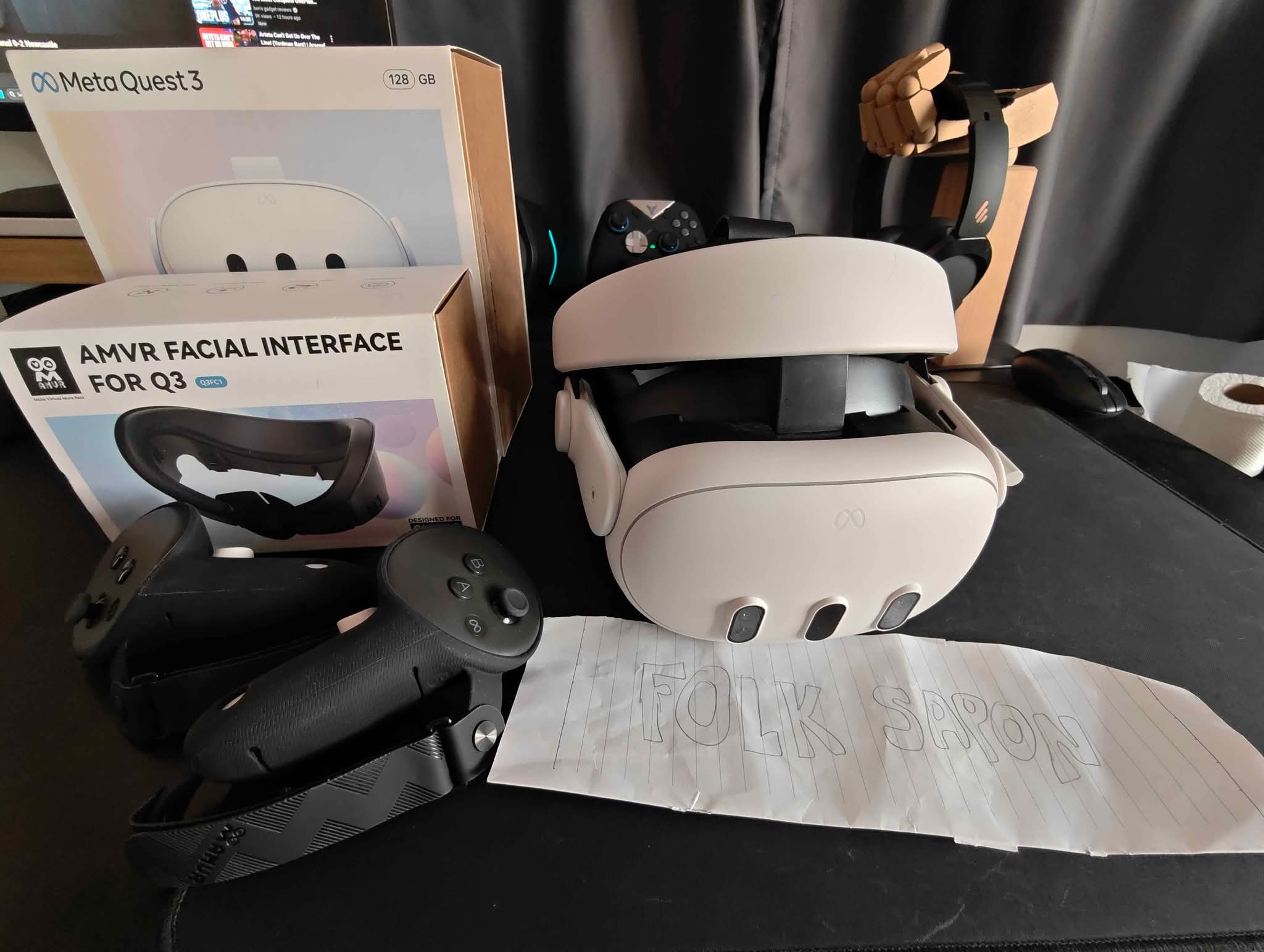 VR Market Thailand (Public) | Metaquest 3 128gb อายุ 1 เดือน กล่องครบ ...
