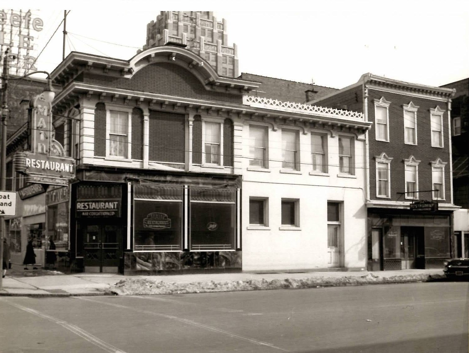 What are some old photos of the Regal Restaurant on Main Street in