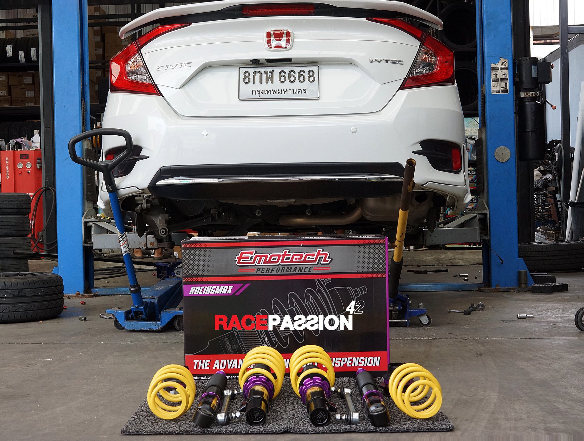 #FC ++ #EMOTECH RACING MAX #จัดทรง สไลด์กระบอกสูง/ต่ำ ปรับหนืด 32ระดับ ...