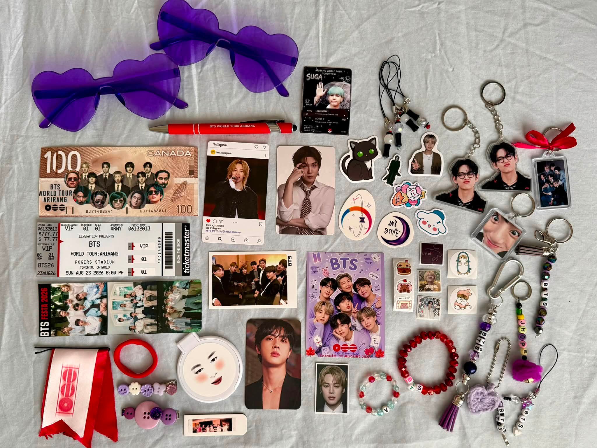 【公式】BTS ARIRANG ロンドン限定 マグネット 超貴重BTS ARIRANG WORLD TOUR LONDON マグネット BTS - PLUSH KEYRING