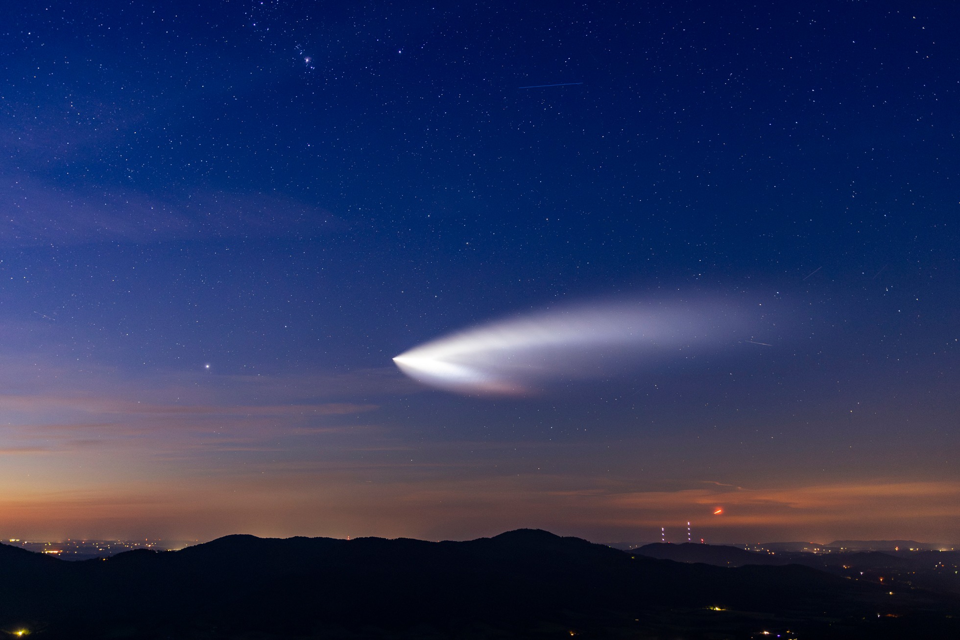 Did you take a picture of the SpaceX launch? This picture was