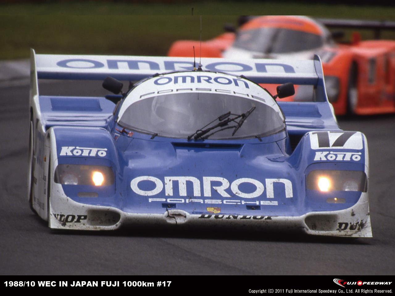 富士スピードウェイ - #17 OMRON PORSCHE 962C