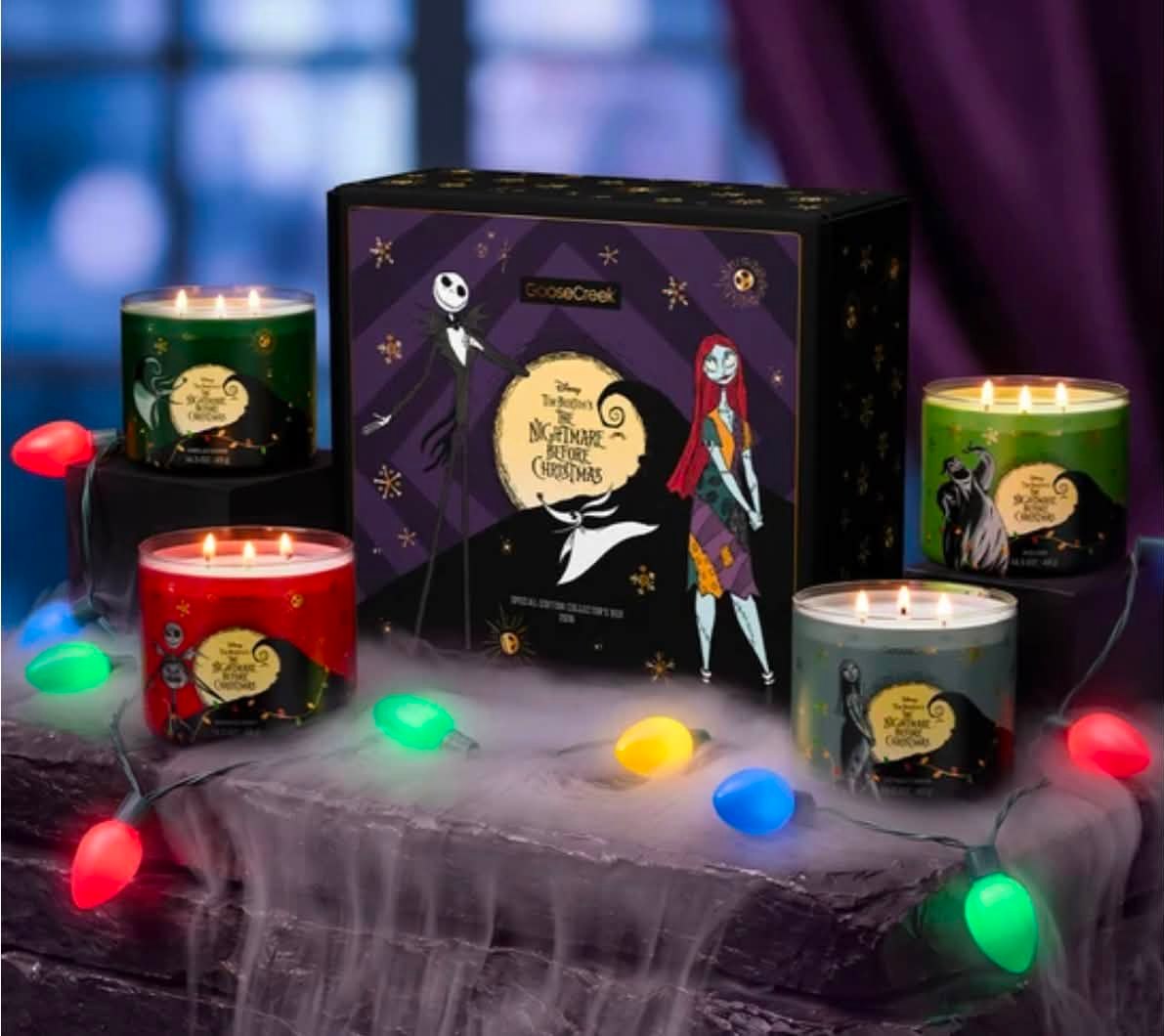 Nightmare Before Christmas candle collections from Goose Creek and