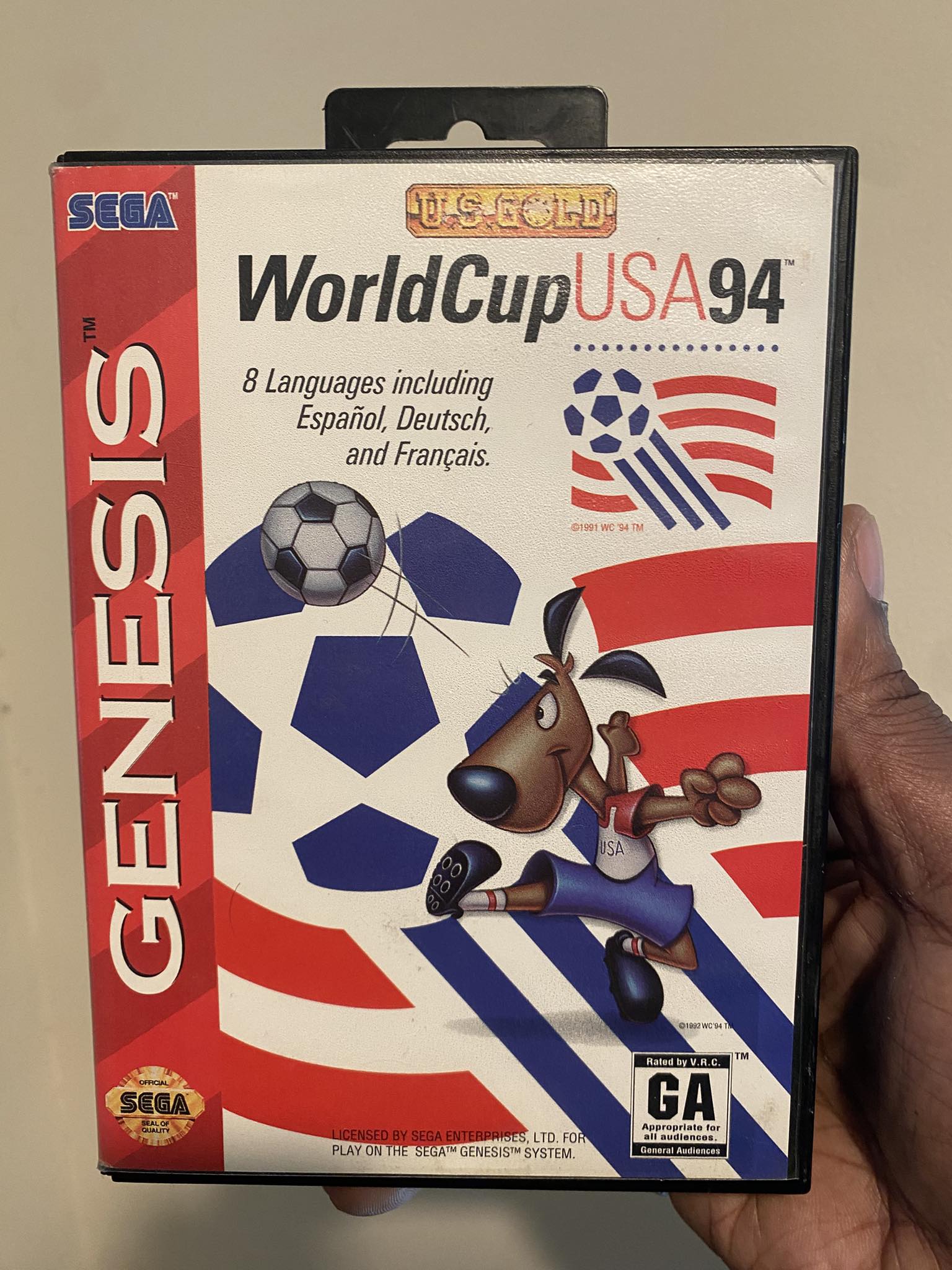 World Cup USA '94 Sega Genesis game