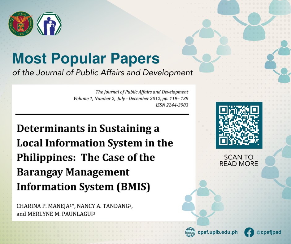 Journal of Public Affairs and Development