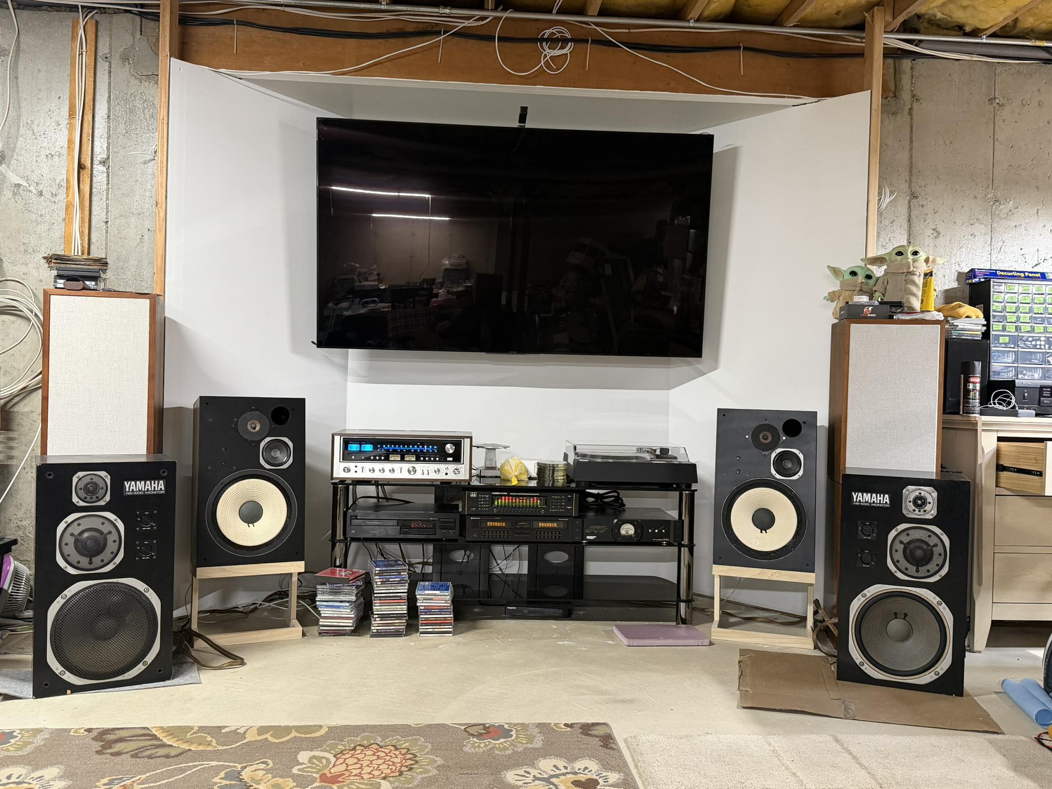 Sansui S-M90 speakers offer clean highs and balanced sound