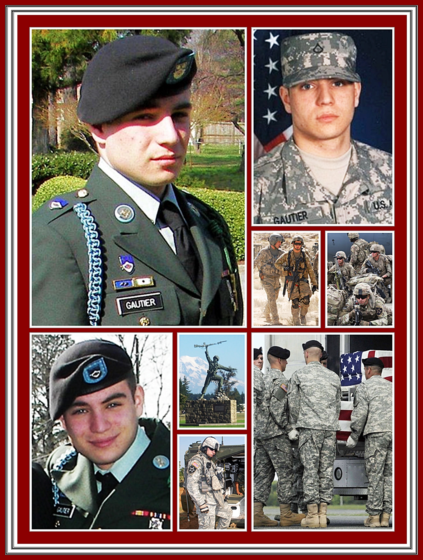 TODAY, WE HONOR AND REMEMBER** # **Army Pfc. Aaron D. Gautier 
