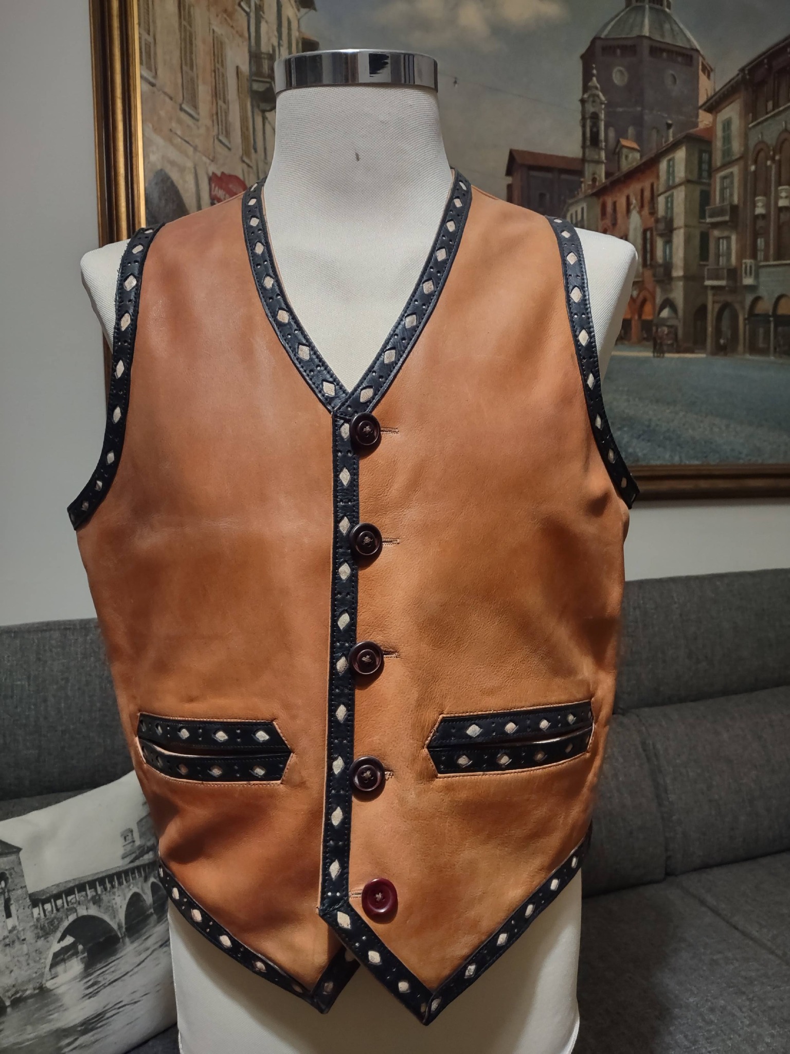 Vera pelle, cucito a mano ???? Genuine leather, hand-sewn