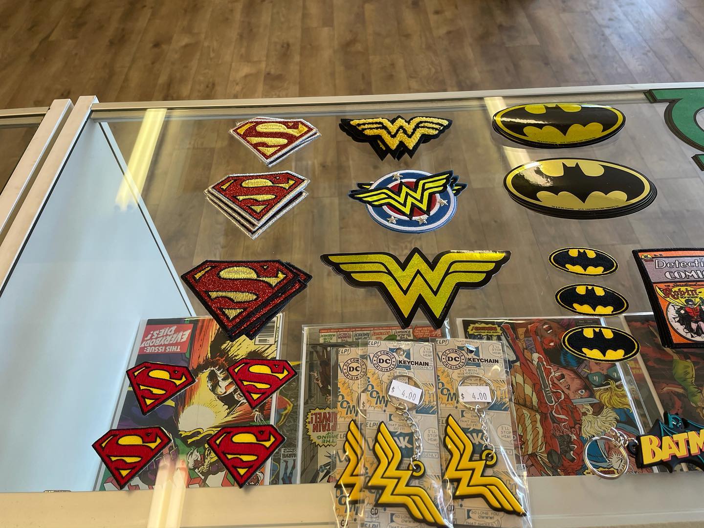 New stickers, patches and key chains in... - Comics Adventure