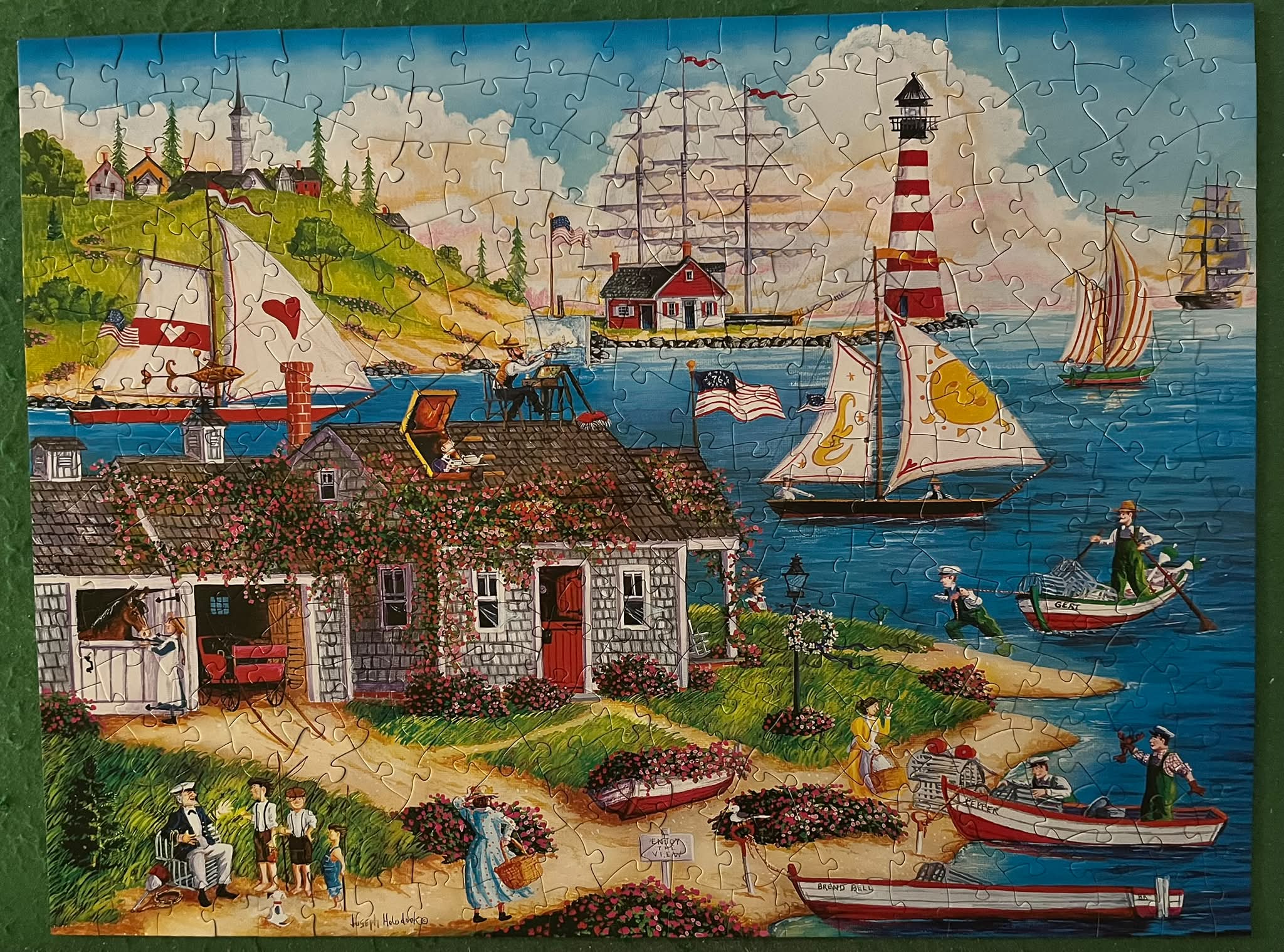 2025 puzzle #59 MasterPieces - Painter's Point 300 pieces