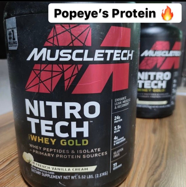 🌟 💪 NITRO TECH 100% WHEY GOLD... - Popeye's Protein S&A